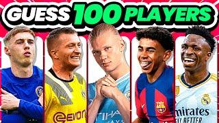 GUESS 100 FOOTBALL PLAYERS  QUIZ FOOTBALL TRIVIA 2024