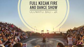 4K  Kecak Fire and Dance Show Uluwatu Bali  Full Video