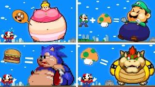 Marios Maze Collection SEASON 11 ALL EPISODES Pixel Fat Sonic Peach Luigi Bowser  Mario Bros