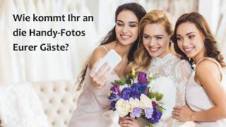 Hochzeitsgäste werden zu Fotografen  Handy-Fotos teilen