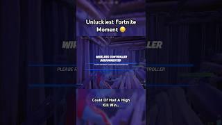 The Most Unluckiest Moment In Unreal Ranked  #fortnite #shorts #gaming #fyp #fortniteclips #sad