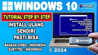 CARA INSTALL WINDOWS 10 Step By Step 2024  Backup Data C Download ISO Windows 10 Original 