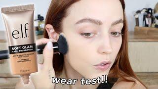  I tested the NEW e.l.f. Cosmetics Soft Glam Satin Foundation so you dont have to 