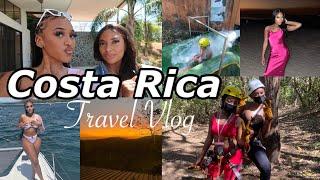 COSTA RICA TRAVEL VLOG  HOT SPRINGS + SUNSET CRUISE + MORE  GIRLSES BDAY TRIP 2022  BRI & E