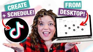 How to SCHEDULE + CREATE TikTok Videos Easier Than Ever