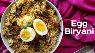 कढ़ाई में झटपट अंडा बिरयानी  Egg Biryani Recipe  Anda Biryani Recipe  One Pot Biryani Recipe