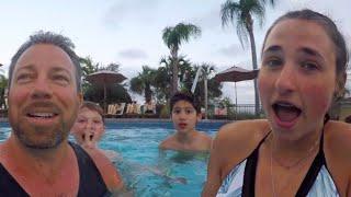 Swimming in The Pools During Our Family Vacation at The Beaches and Resorts