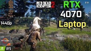 RTX 4070 Laptop - Red Dead Redemption 2 - Native 1440p