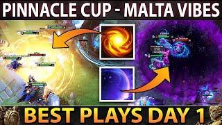 Dota 2 Best Plays of Pinnacle Cup Malta Vibes #2 - Day 1