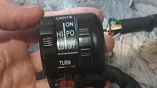 Yamaha RXS100 how to modify a new Indian RX100  thumb switch