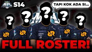 PENGUMUMAN FULL ROSTER RRQ MPL S14 TAPI KOK...