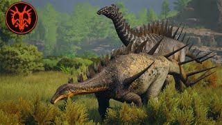 The GIANT Stegosaur Migration  Path of Titans Peaceful Migration