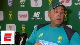 Ex-Australia coach gives emotional interview after resigning over ball-tampering  Cricinfo  ESPN