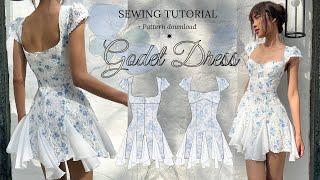 Godet Dress Sewing Tutorial + Pattern Download