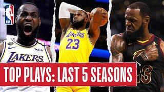 LeBron James TOP PLAYS  Last 5 Seasons