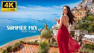 4K Amalfi Coast - Italy Summer Mix 2024  Best Of Tropical Deep House Music  Mixed By Masew Deep