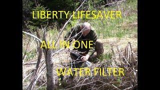 LIBERTY LIFESAVER ALL IN ONE  SURVIVAL  Water Filter System