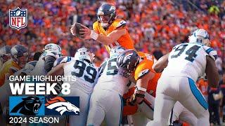 Carolina Panthers vs. Denver Broncos  2024 Week 8 Game Highlights