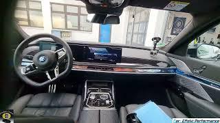 BMW i7 55 Display Fond Entertainment 313 Display Experience Darstellung Executive Lounge Paket