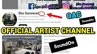 Cara Daftar OAC Official Artis Channel Youtube Di Soundon