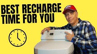 Whirlpool Water Softener  How to Set Recharge Time