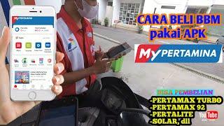 Cara Beli Bensin DI SPBU Pakai Aplikasi My Pertamina  Banyak Bonus Dan Casback