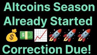 Altcoin season rally already started but correction due in June 24 #crypto #cryptocurrency#altcoins