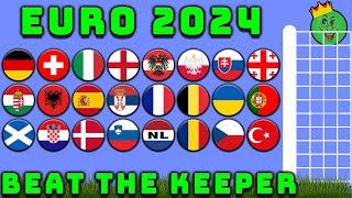 Euro 2024 Beat the Keeper Marble Race Tournament  Marble Race King