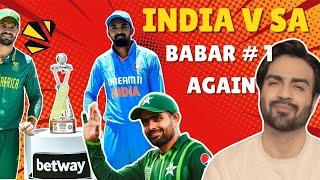 India beats SA  Babar again Number 1 Ranked  Khurram Injured   ep 264