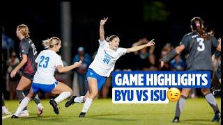 BYU Womens Soccer vs Iowa State University  Full Game Highlights 2024