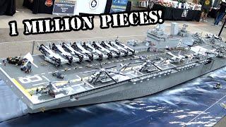 Massive LEGO USS Makin Island Ship by Brickmania 2022 Update