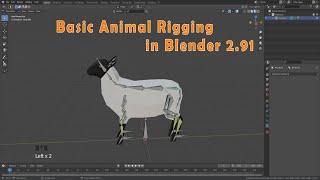 Basic Animal Rigging in Blender 2.91