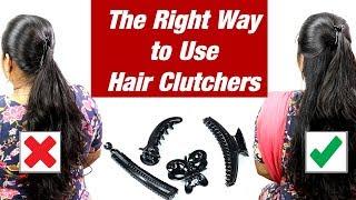 The Right Way to Use Clutchers  Long & Short Hairstyles