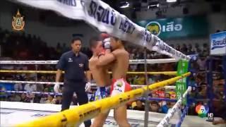 มังกรทอง ศักดิ์บุรีรัมย์ vs เหนือเพชร กีล่าสปอร์ต  Muay Thai  TKO  2016.06.12 Full HD