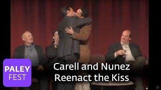 The Office - Carell and Nunez Reenact the Kiss Paley Center