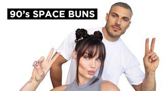 Making 90’s Inspired Space Buns  Chris Appleton Tutorial