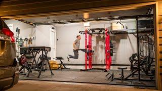 Man Turns 2-Car Garage into Fully Kitted-Out Home Gym