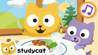 Good Morning おはよう  童謡・唱歌｜英語を学ぶ｜スタディキャット Studycat