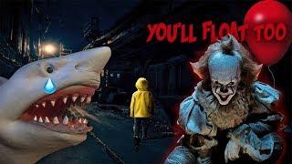 SHARK PUPPET MEETS PENNYWISE FROM IT