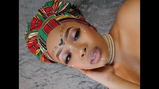 Emancipation Inspired Makeup Tutorial  African Tribal Face Paint  MUAH by Yelena