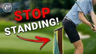 How To STOP Standing Up In The Downswing  Early Extension FIX