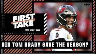 Tom Brady SAVED the Buccaneers season - Michael Irvin  First Take