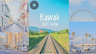 Kawaii Aesthetic VSCO tutorial photo edit  Korean Filter VSCO full pack