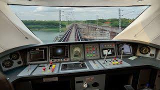 Dharwad Vande Bharat Cab Ride   Tungabhadra River Bridge  Indian Railways  Train Videos