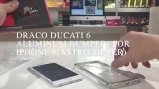 DRACO DUCATI 6 ALUMINUM BUMPER FOR IPHONE 6 ASTRO SILVER