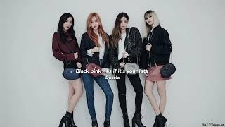 Black pink - ad if its your last