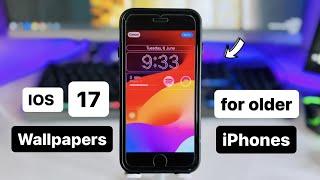 IOS 17 wallpapers for iPhone 7 6s 8 X  How to download ios 17 wallpaper in any iPhone