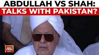 National Conference Chief Farooq Abdullah Advocates Talks with Pakistan Amit Shah Slams