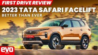 2023 Tata Safari Facelift  So Much Better  First Drive Review  evo India