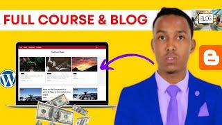 sida loo sameeyo website blog  Website lacag laga sameeyo  Full Course Website   blogger